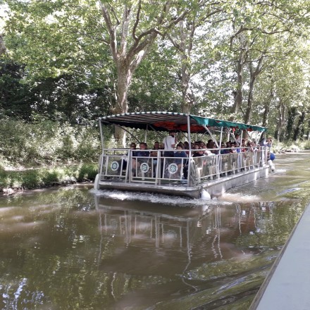 Lou Gabaret and Helios Boat on “canal du midi”