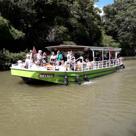 Lou Gabaret and Helios Boat on “canal du midi”